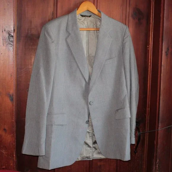 Pierre Balmain customed tailored wool suit jacket and pants set